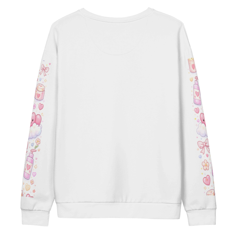 Self-Love Graphic Sweatshirt I Girly Self Care Aesthetic Crewneck I Gift for Her I Valentine Gift