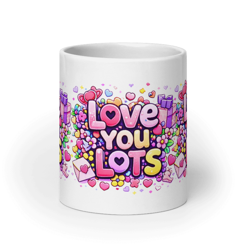 Valentine Mug – Cute Kawaii Heart Coffee Cup | Sweet Valentine Gift for Girlfriend, Teen, Best Friend