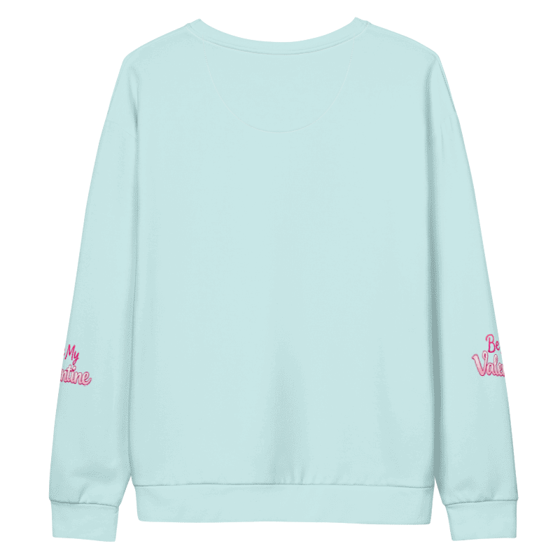 Valentine Bow Sweatshirt – Cute Pink Gingham Heart Sweater for Girls & Women I Valentine Gift for Her