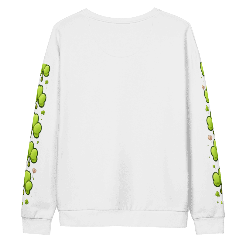 St. Patrick’s Day Sweatshirt | Cute Shamrock Clover Sweater | Trendy Irish Green Lucky Pullover I Gift for Her