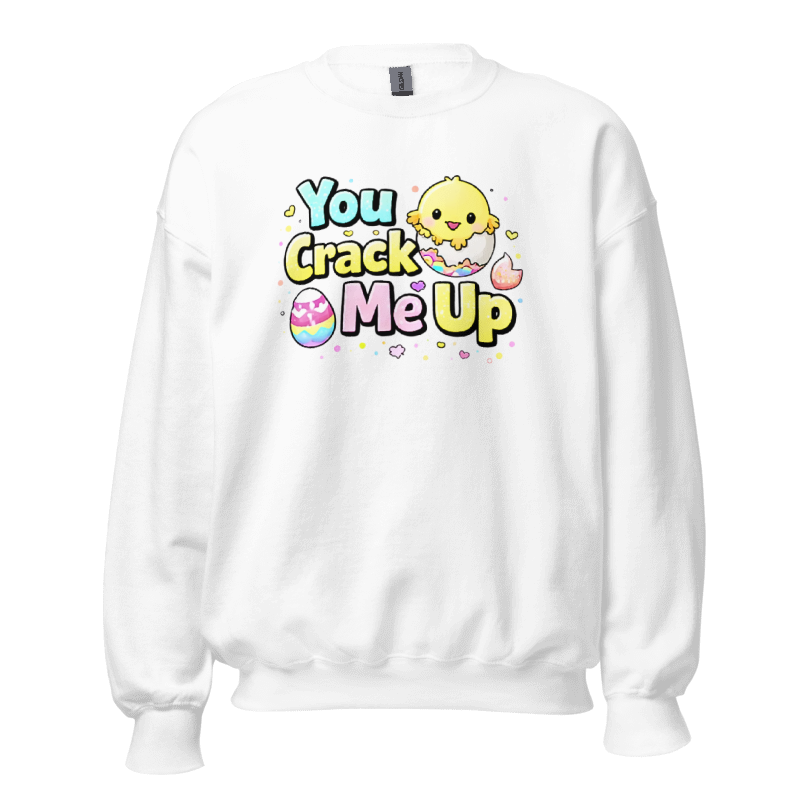 Easter Sweatshirt – Cute Chick Graphic Crewneck, Funny Easter Sweater, Pastel Spring Outfit for Women & Teens I Giftr for Her
