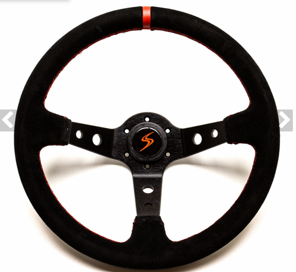 Volant DriftShop Sim Racing, Cuir Noir