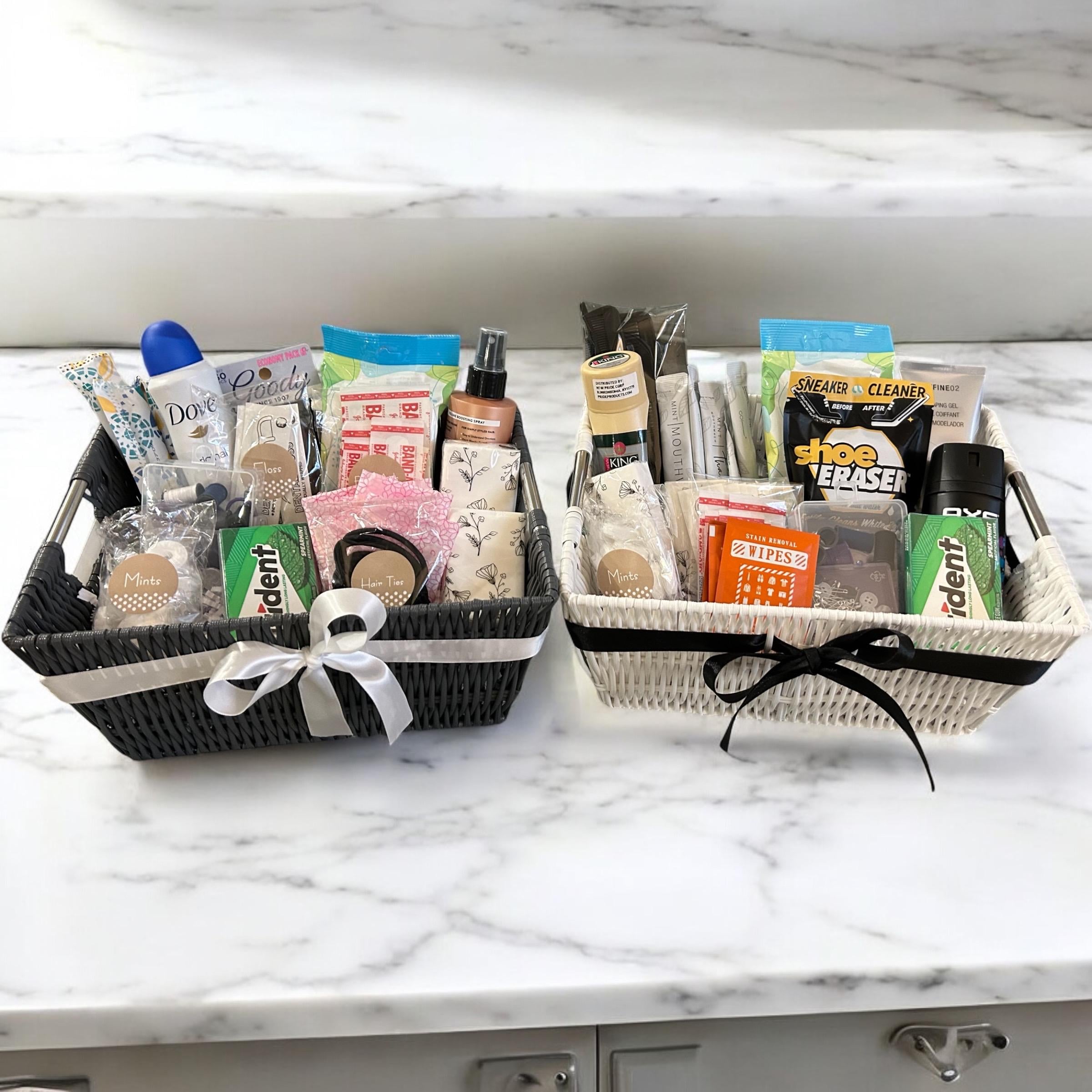 Bathroom Amenities Basket, Wedding Bathroom Basket, Toiletries Basket for Events, Bridal Bathroom Basket, Wedding Essential Kit, Bat Mitzvah