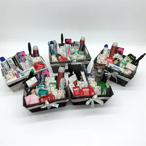 Bathroom Amenities Basket, Wedding Bathroom Basket, Toiletries Basket for Events, Bridal Bathroom Basket, Wedding Essential Kit, Bat Mitzvah