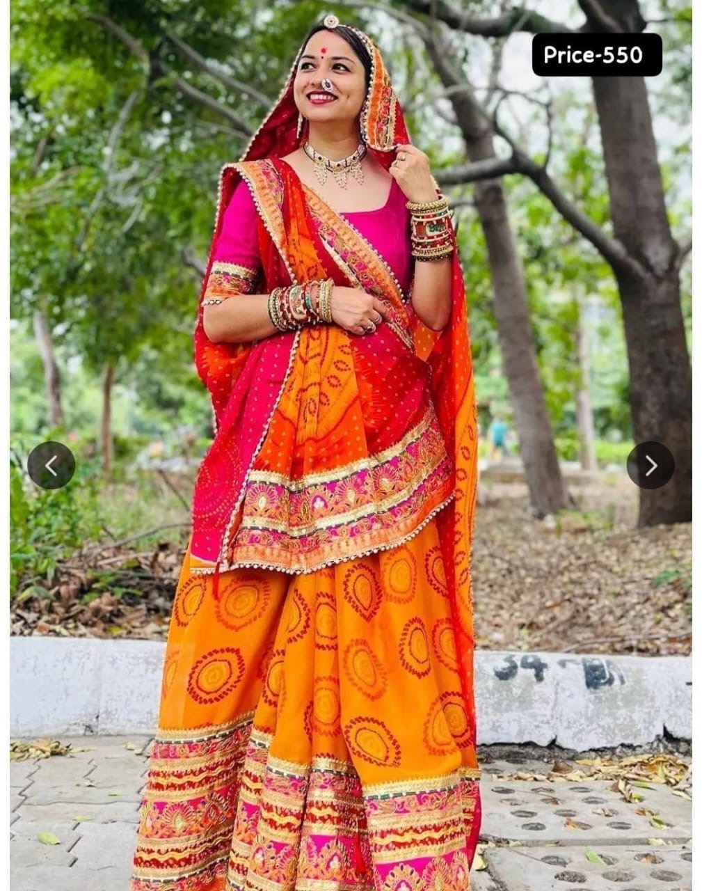 Traditional Rajasthani Lehenga Choli