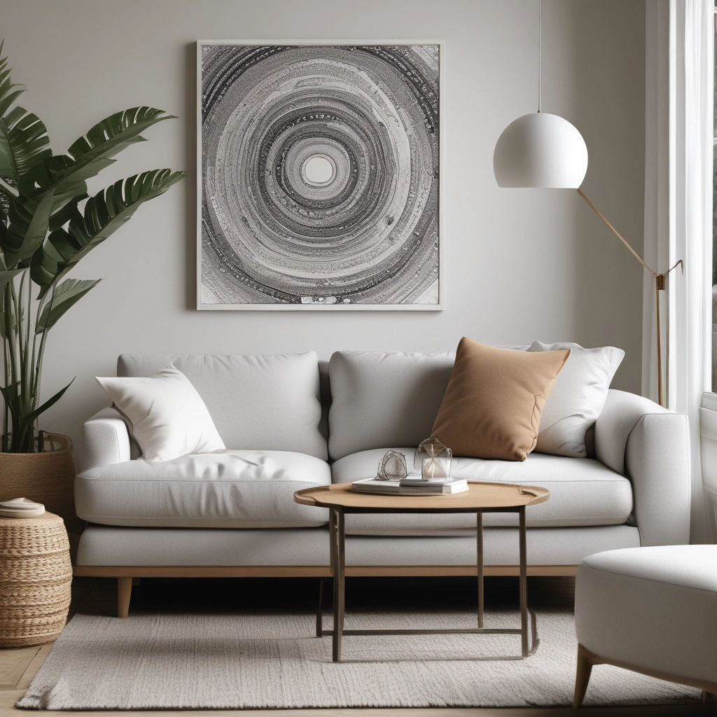 Modern Light Gray Sofa