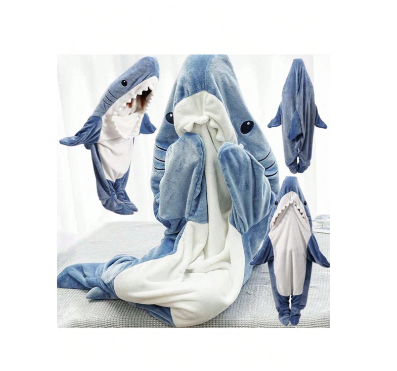Shark Shaped Blanket