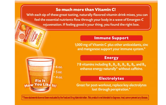 Emergen-C 1000mg Vitamin C