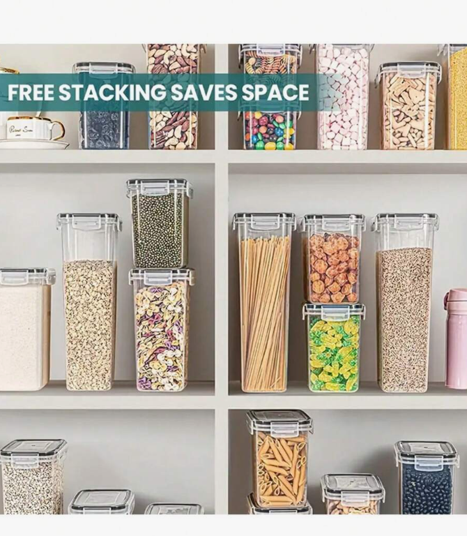Airtight Stackable Food Storage Containers