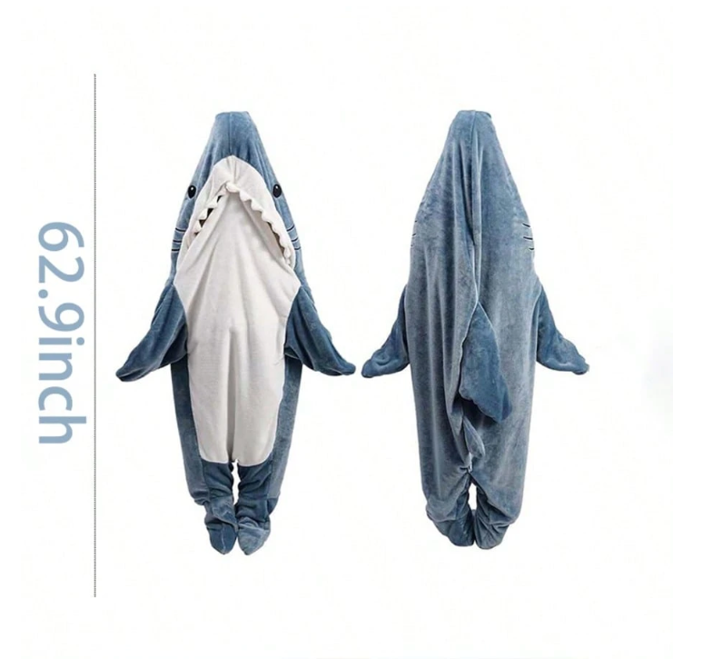 Shark Shaped Blanket