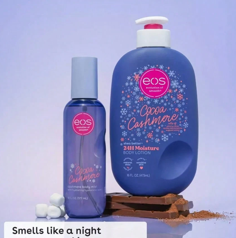 Eos Holiday Body Lotion - Cocoa Cashmere 2.5 Fl Oz