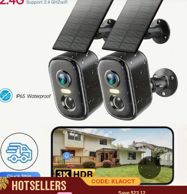 Wireless Solar Security Camera