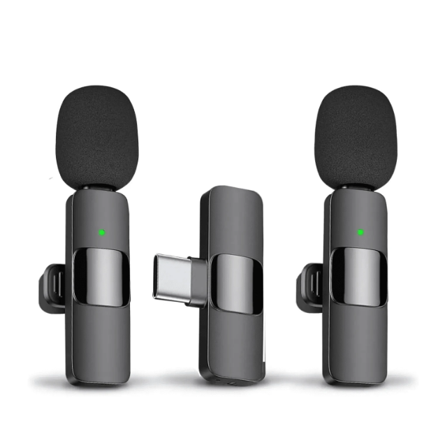 Wireless Lavalier Microphone Set