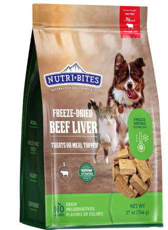 Nutri Bites Freeze-Dried Beef Liver