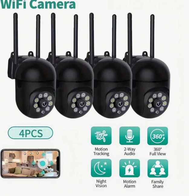 WiFi Security Camera (4PCS)