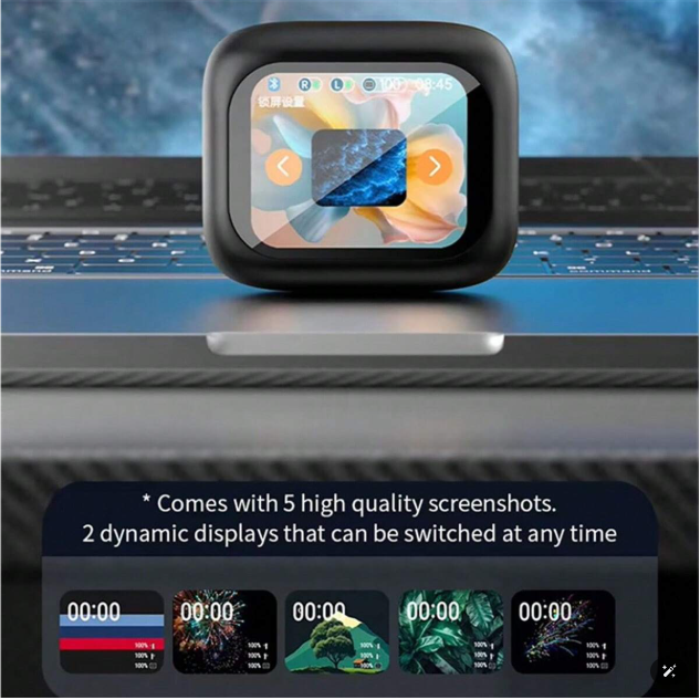 ANC TWS Smart Touch Screen Earbuds