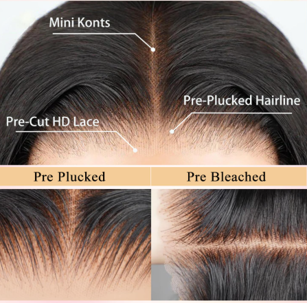 Long Straight Human Hair Wig