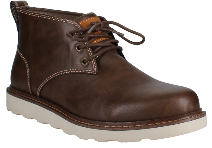 Men's Brown Leather Casual Boot