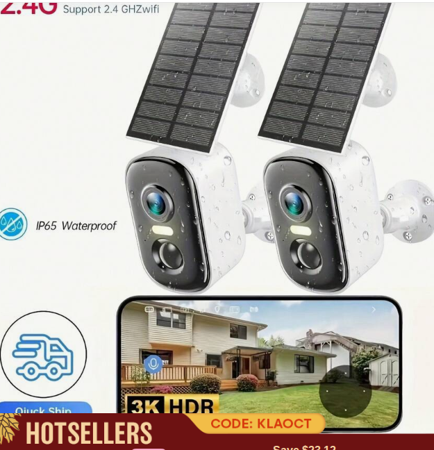 Wireless Solar Security Camera