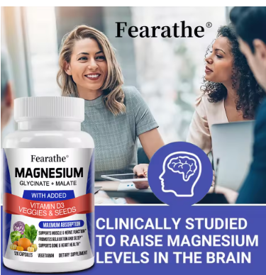 Fearathe Magnesium Glycinate + Malate Supplement