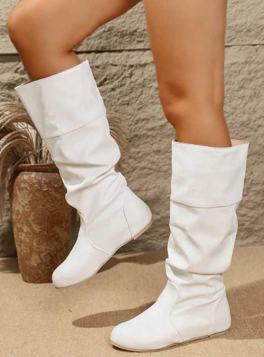 Women's suede knee-high boots