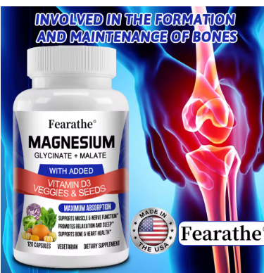 Fearathe Magnesium Glycinate + Malate Supplement