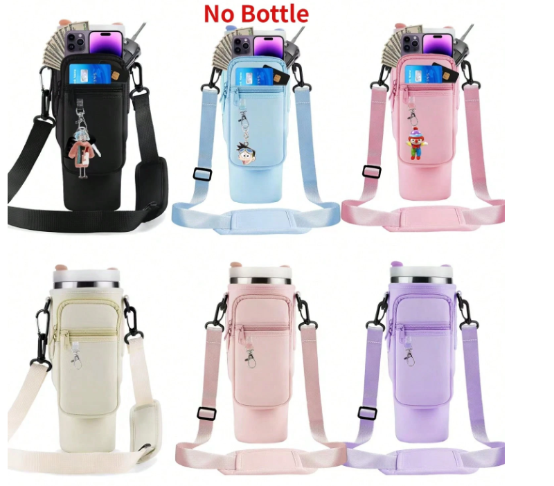 Portable Water Bottle Carrier Bag