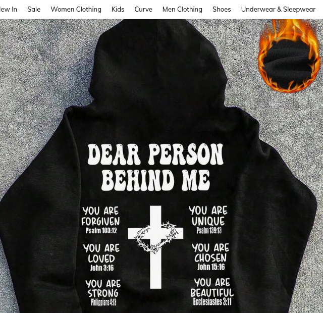 Inspirational Christian Hoodie