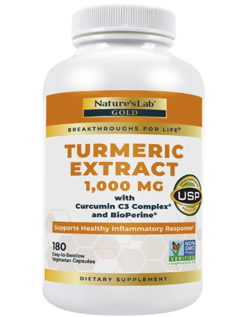 Nature's Lab Gold Turmeric Extract 1,000 mg