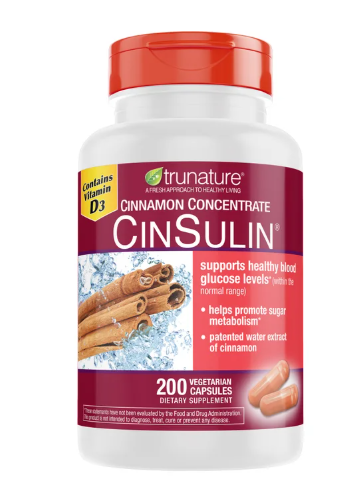 trunature CinSulin Cinnamon Concentrate Capsules