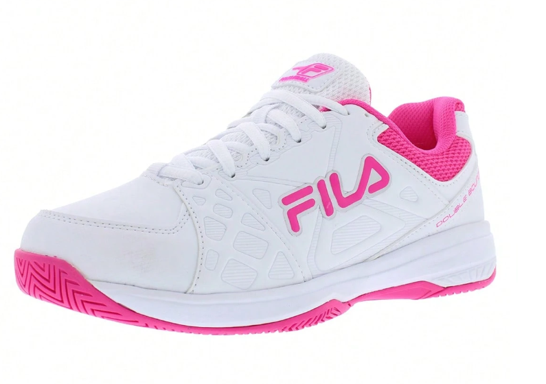 Fila White and Pink Sneakers