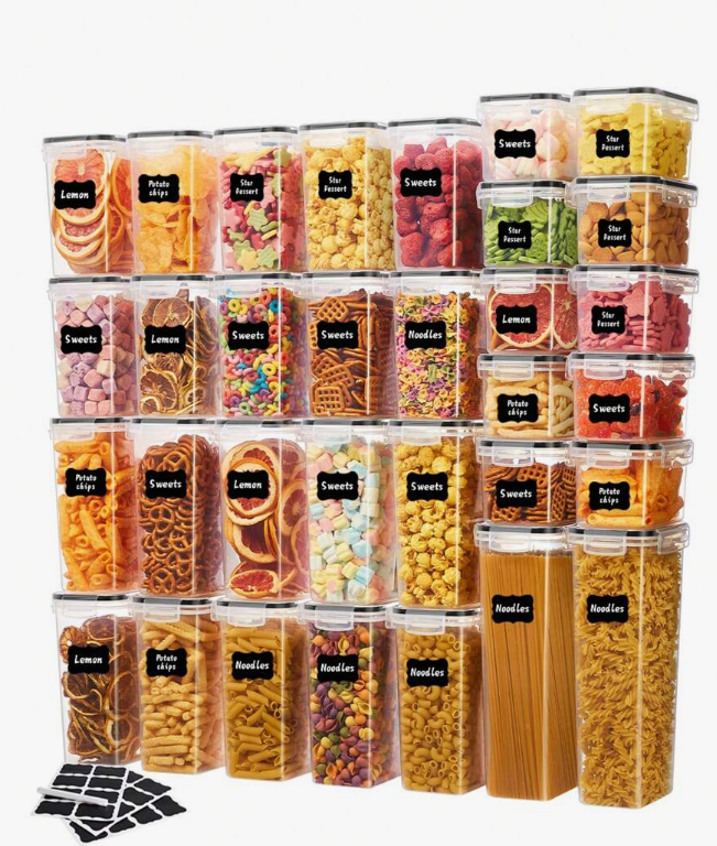 Airtight Stackable Food Storage Containers