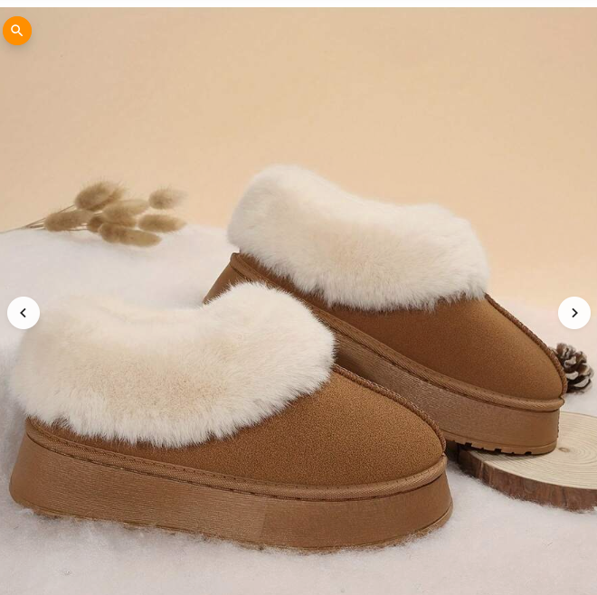 Women's Faux Fur Lined Slippers