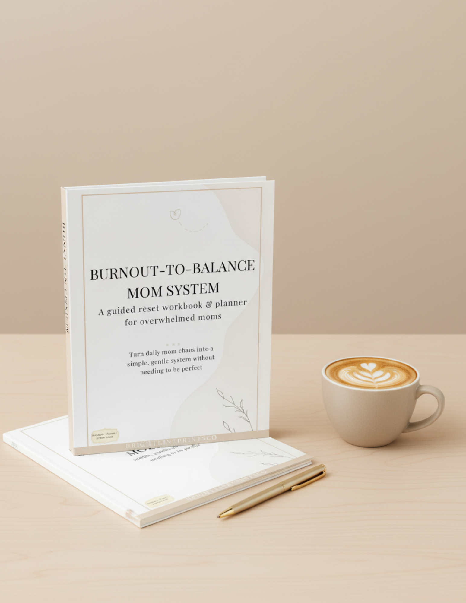 Burnout-to-Balance Mom System™ – A Guided Reset Workbook & Planner for Overwhelmed Moms