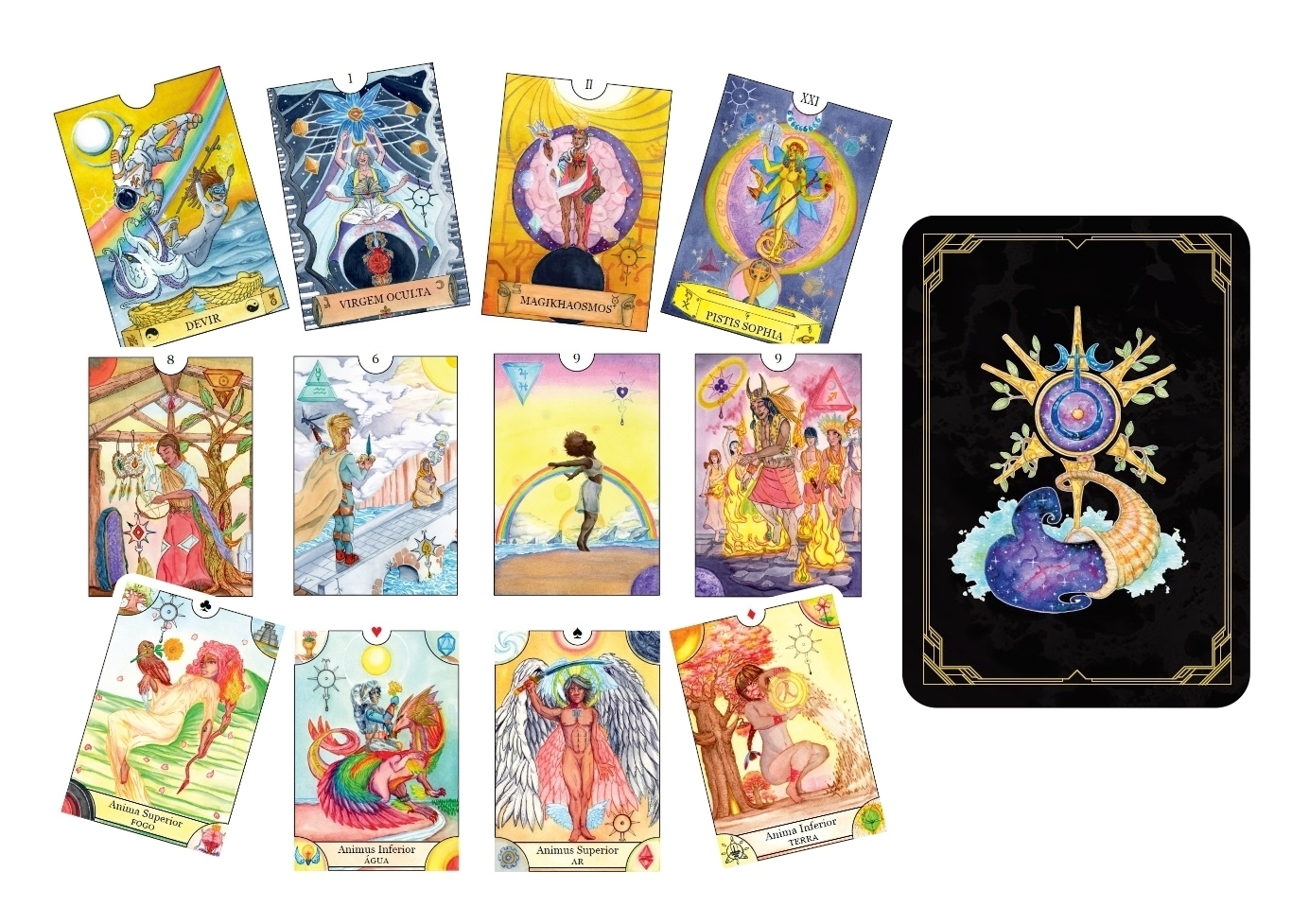 Mystic Tarot Card Deck: New Uranus Tarot