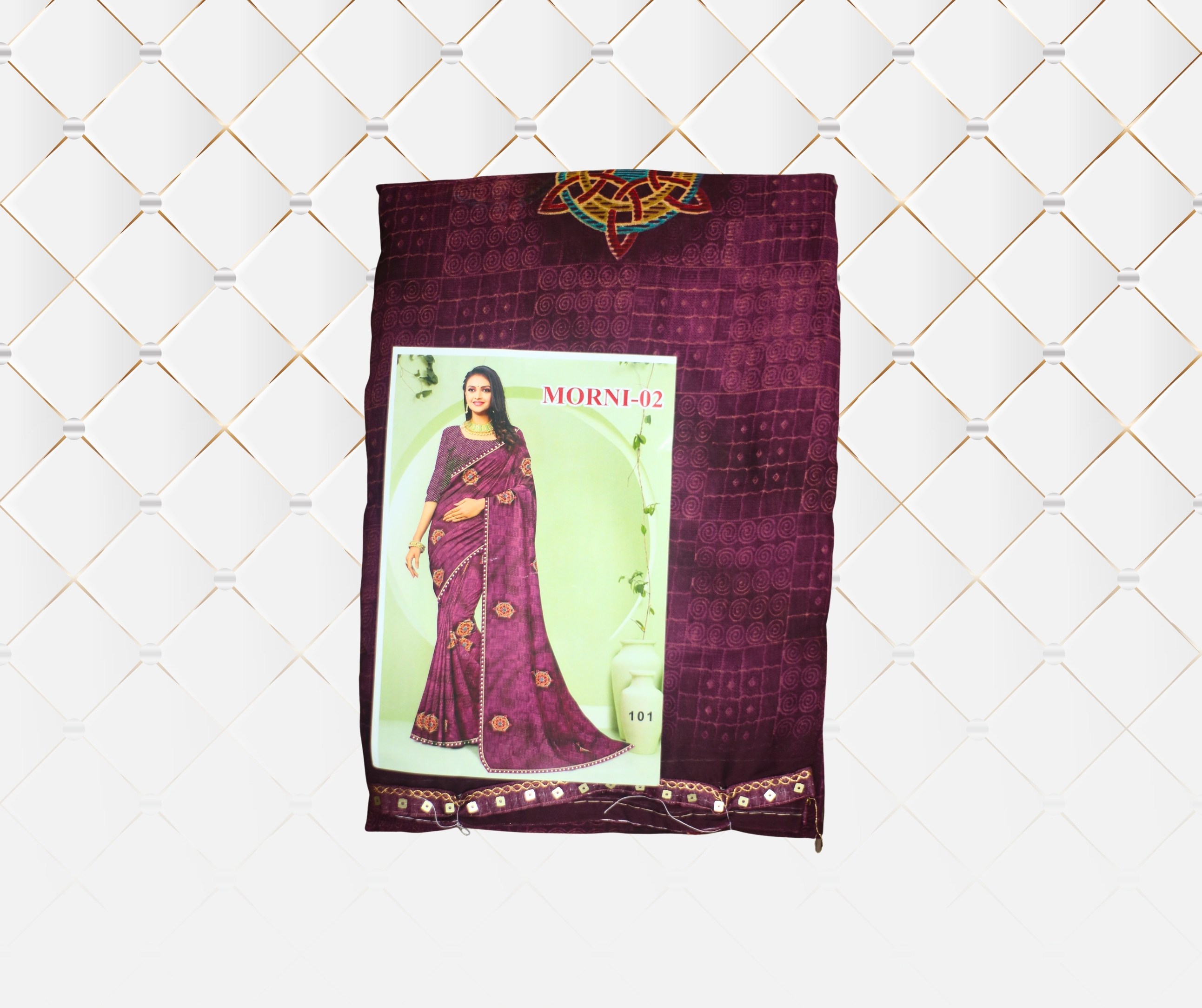 Purple Designer Saree