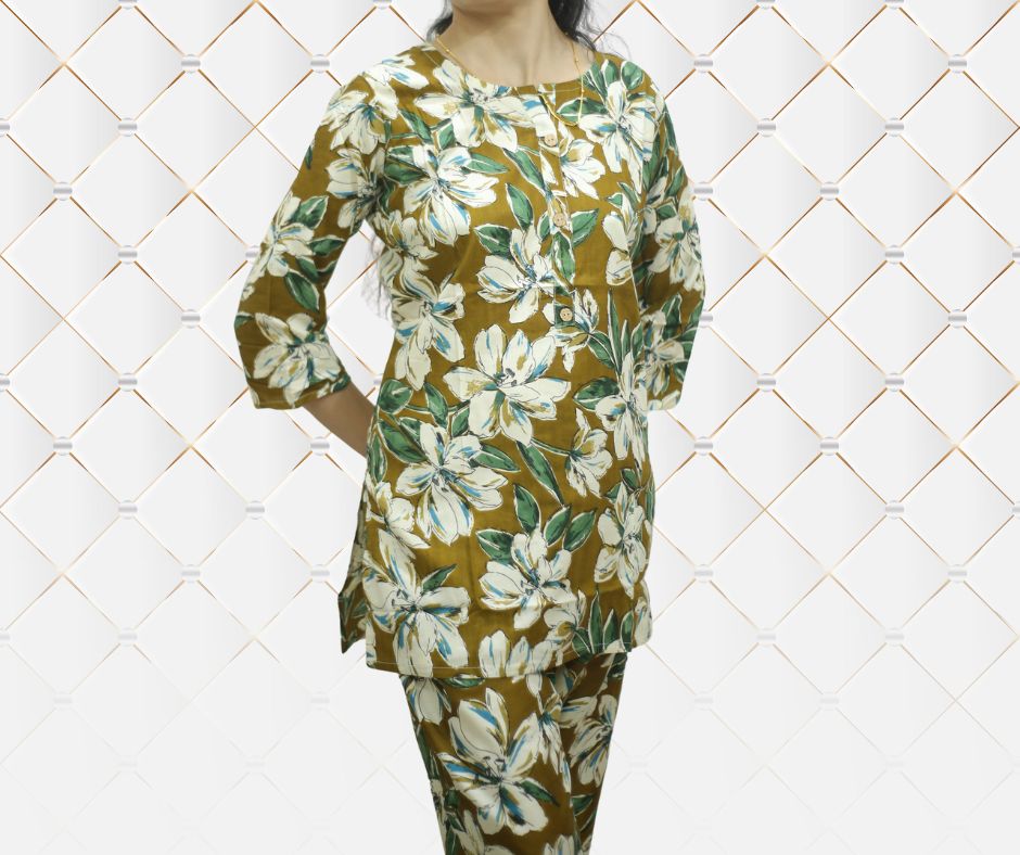 Floral Printed Women's cord set