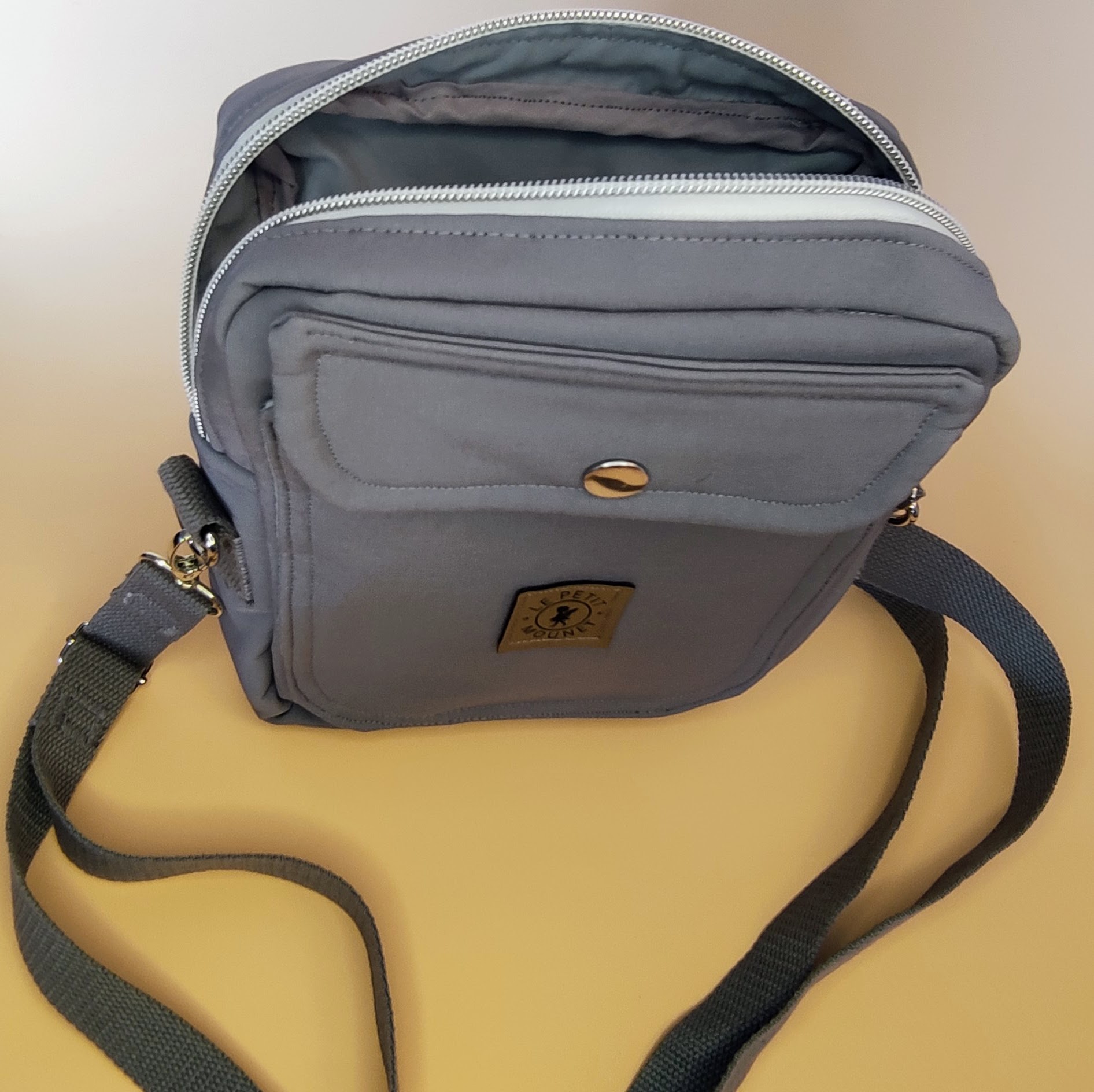 Sacoche homme grise softshell