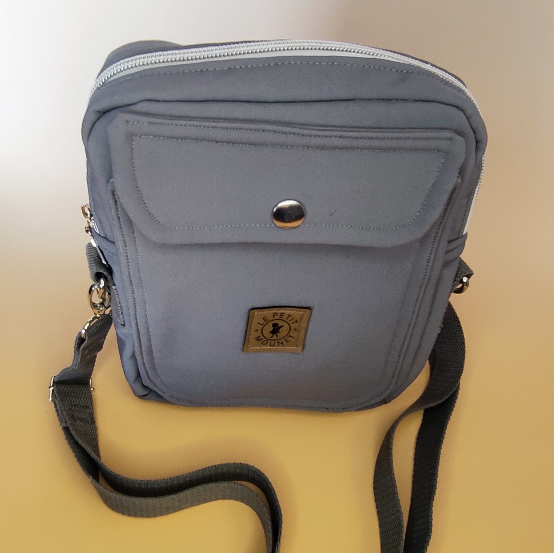 Sacoche homme grise softshell