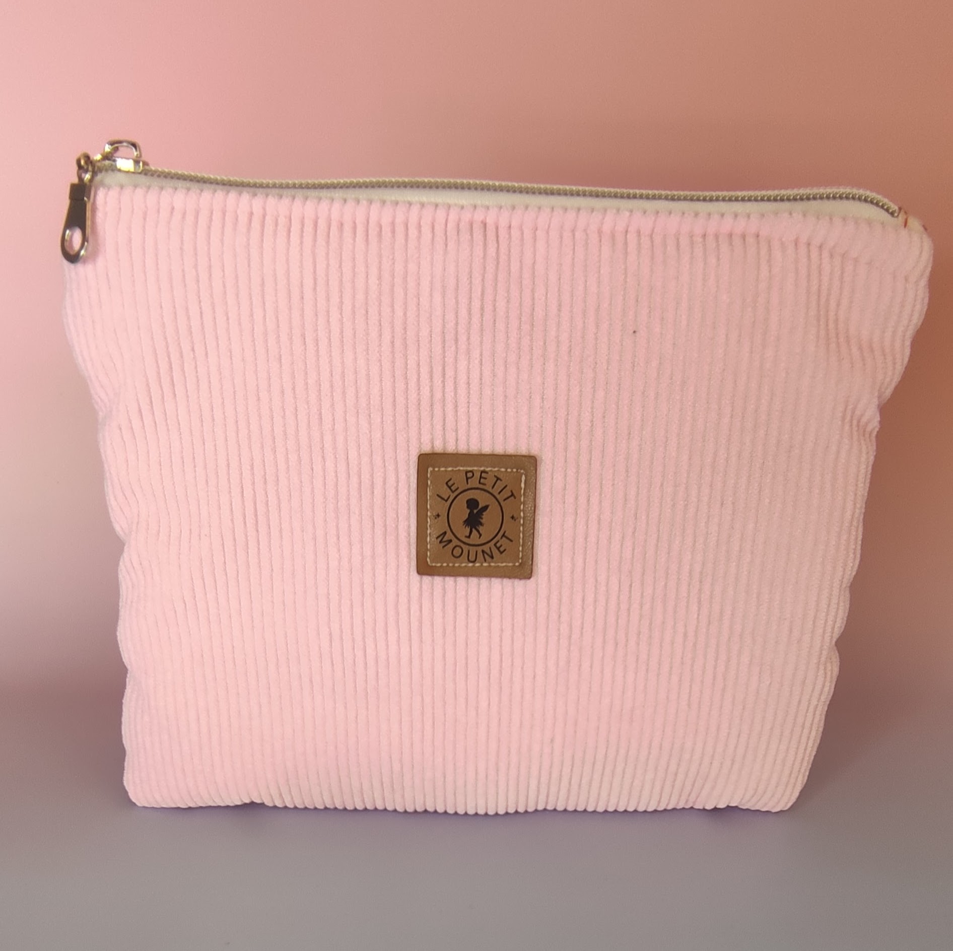 Trousse à maquillage rose "Je t'aime Maman"