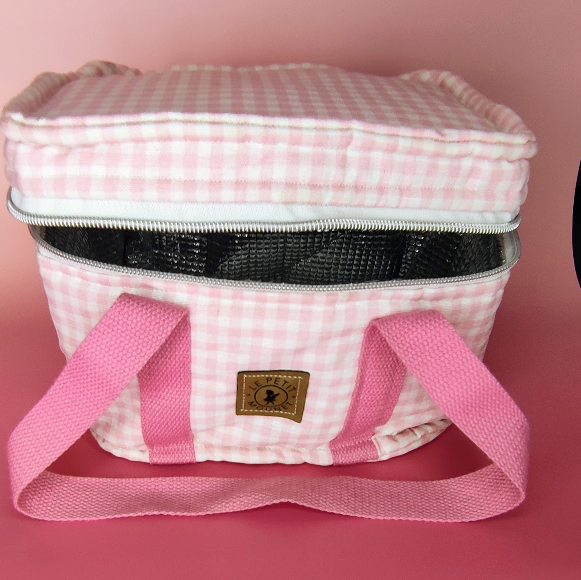 Sac isotherme vichy rose x