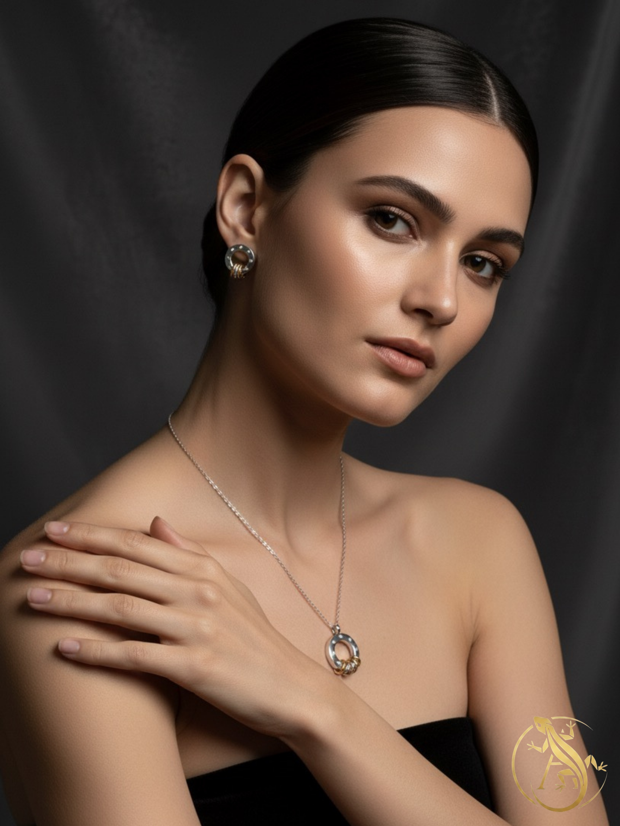 Elegant Silver Plated Jewelry Set