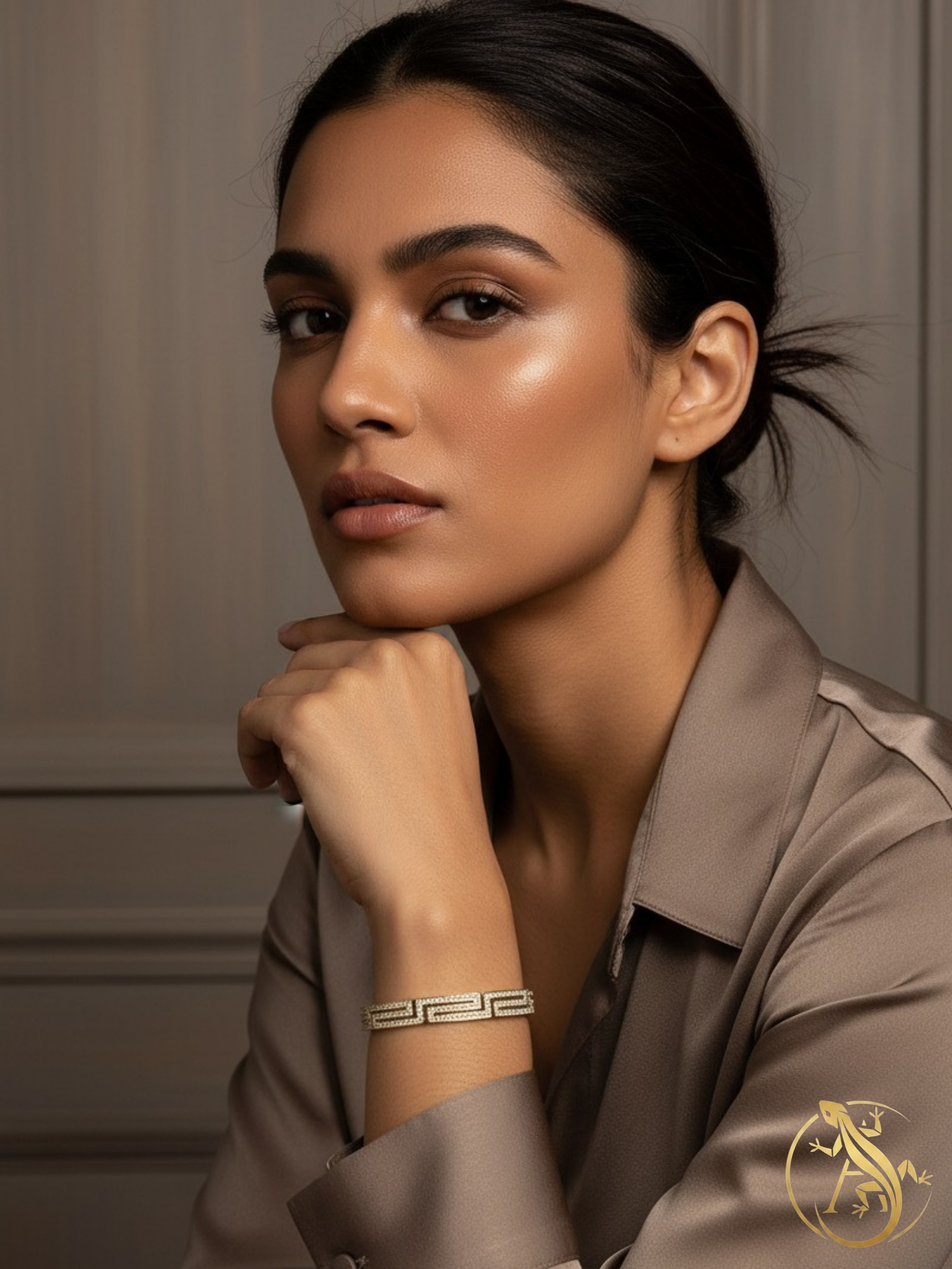 Elegant Geometric Steel Bracelet