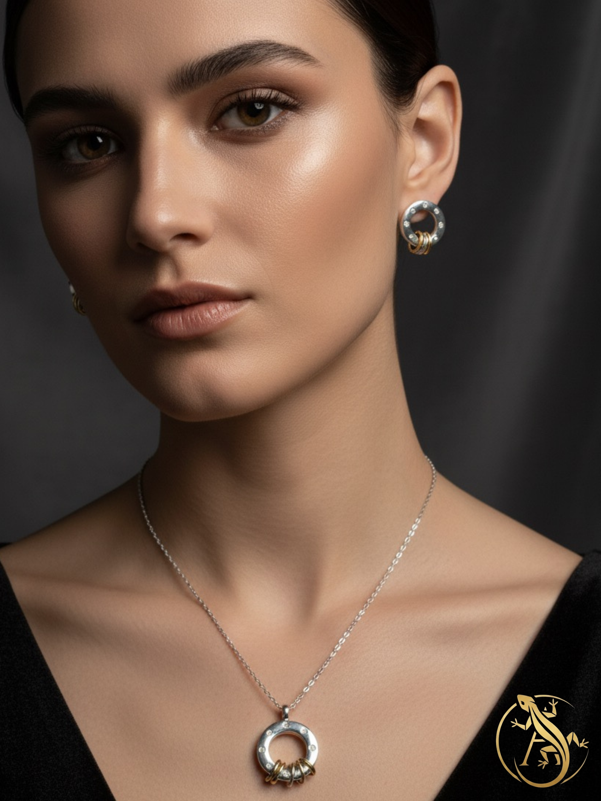 Elegant Silver Plated Jewelry Set