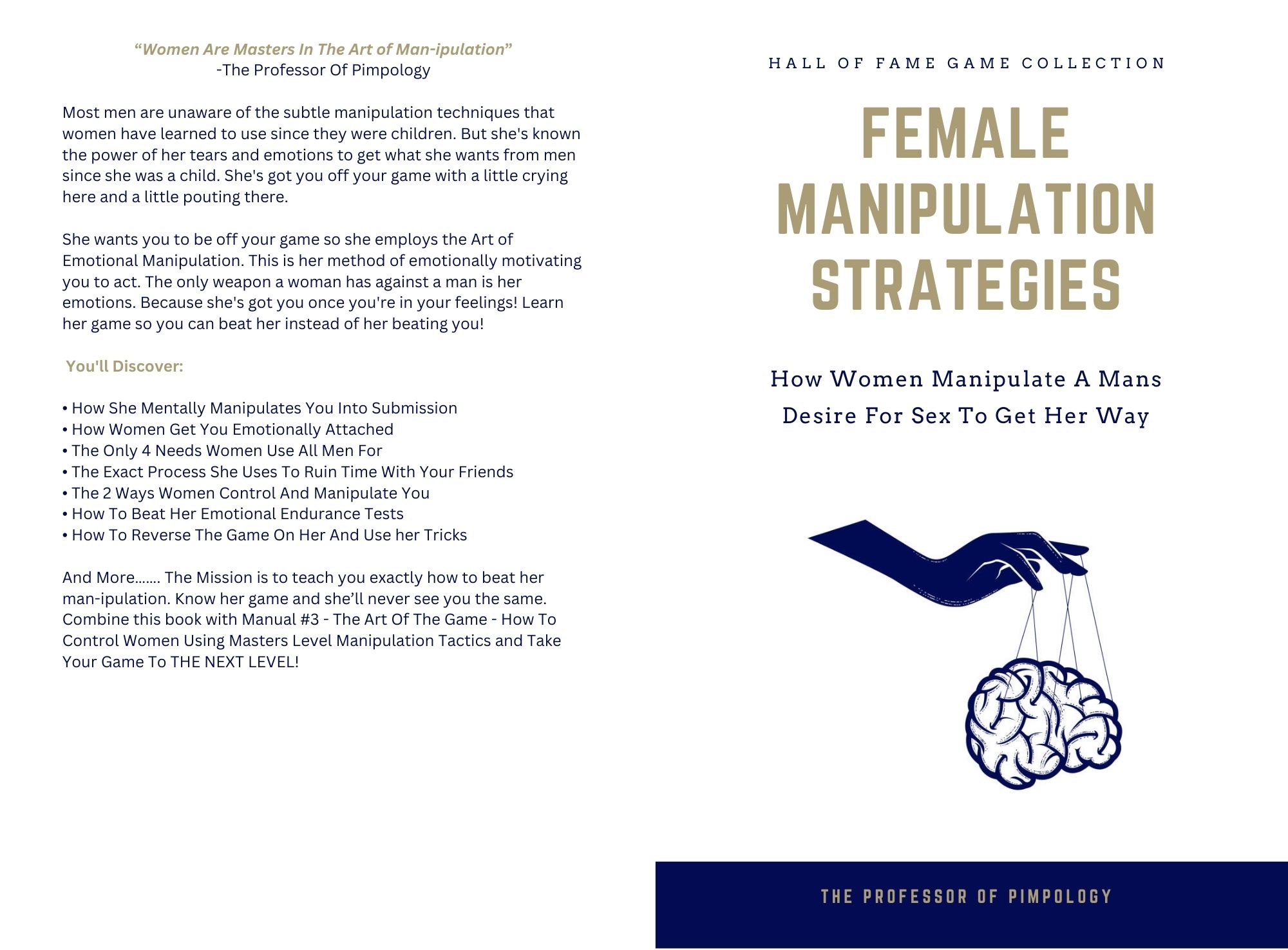 Female Manipulation Strategies