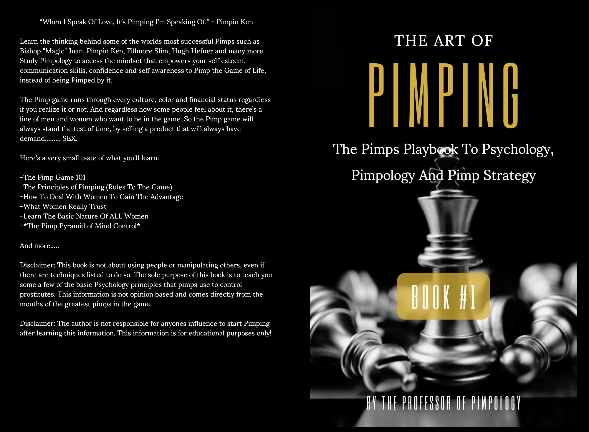 The Art Of Pimping Volume #1