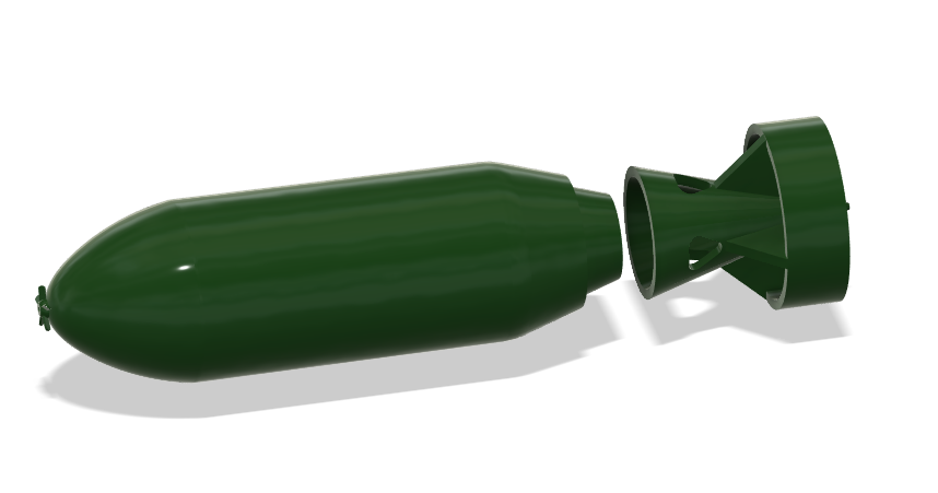 1/72 1000lb General purpose bomb ( set of 2)