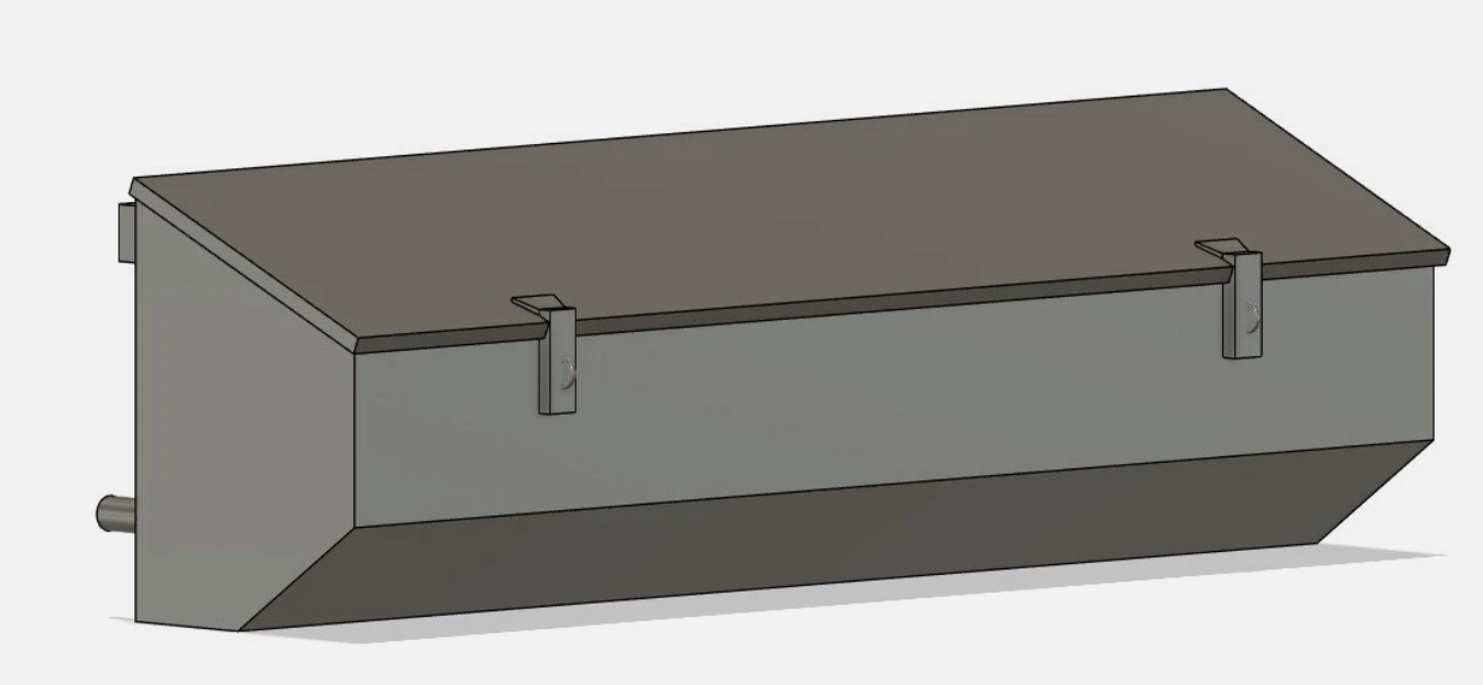 1/35 sherman tank rear hull stowage