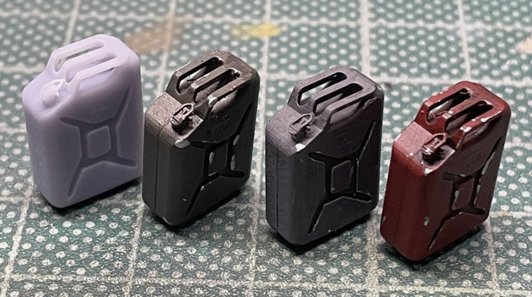 1/35 3D Printed Jerry Can Pack Of 6 (unpainted)