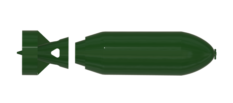 1/48 1000lb General purpose bomb ( set of 2)